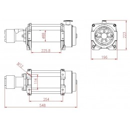 Winchmax Treuil hydraulique 10.000lb