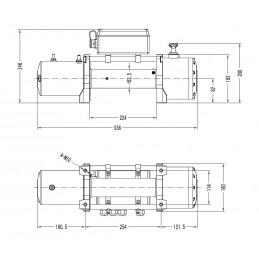 Winchmax 13500lb Stahlseil