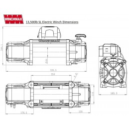 Winchmax SL13500lb corde synthétique