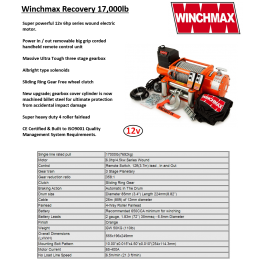 Winchmax 17000lb Stahlseil