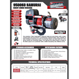 Warrior Samurai 9500lb Synthetikseil